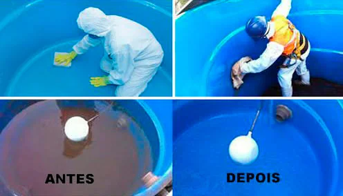 Limpeza de caixa d’água